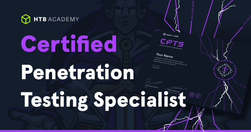 HackTheBox CPTS Certification